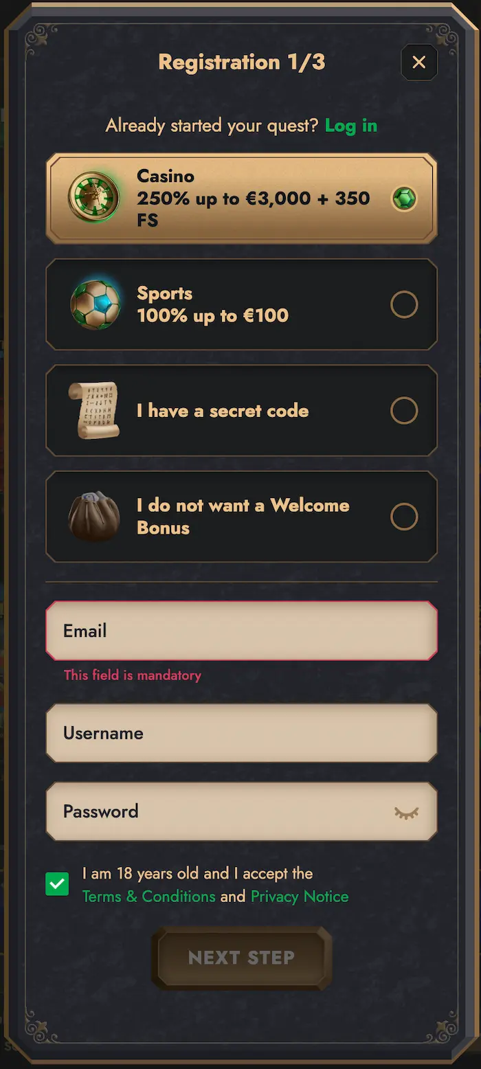 Login & Registration Guide reg